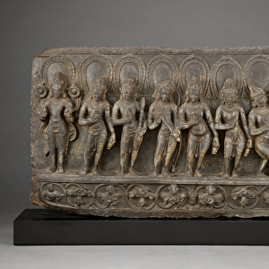 Navagraha, c. 950-1000 (stone)