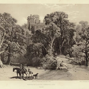 Naworth Castle, Cumberland (engraving)