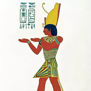 Nectanebo I (380-362 BC) wearing the double crown of Upper and Lower Egypt