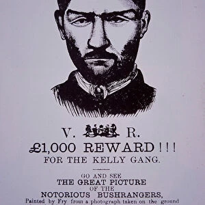 Ned Kelly reward poster, 1880 (litho)