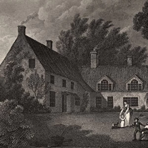 Nelsons birthplace, illustration from The Life of Nelson by Robert Southey