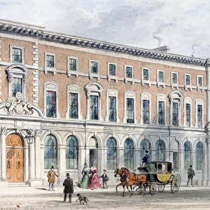 The New Building of Merchant Taylors and Hall, 1853 (w / c on paper)