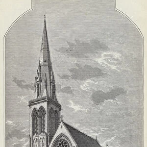 The New Church of St Matthias, Richmond, Surrey (engraving)
