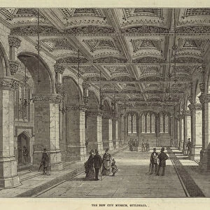 The New City Museum, Guildhall (engraving)