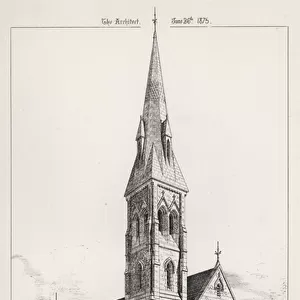 New Connexion Chapel, Dewsbury (engraving)