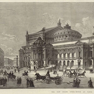 The New Grand Opera-House at Paris (engraving)