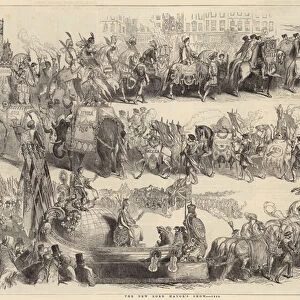 The New Lord Mayors Show, 1850 (engraving)