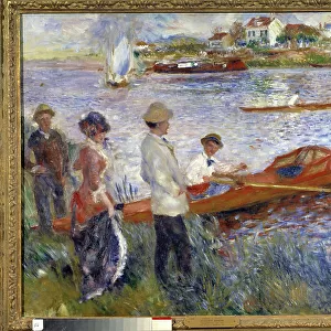 Oarsmen at Chatou, 1879 (oil on linen)