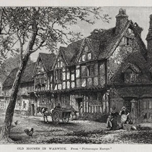 Old Houses in Warwick (engraving)