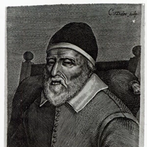Old Tom Parr, 1635 (engraving) (b / w photo)