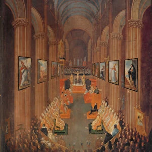 Opening session of the Council of Trent in 1545, 1545 (fresco)
