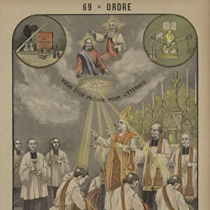 Ordination (colour litho)