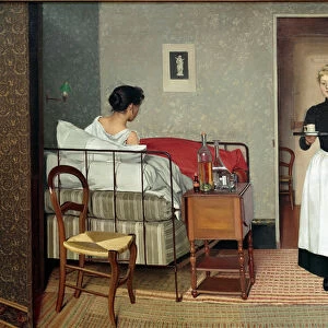 The patient (Helene Chatenay). 1892 (painting)