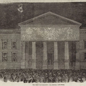 The Peace Illuminations, the General Post-Office (engraving)