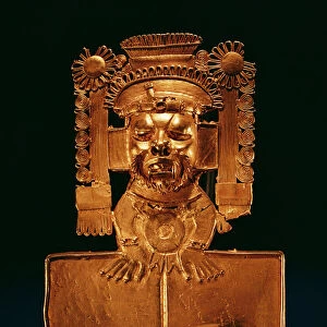 Pectoral of the god Xipe Totec (gold)