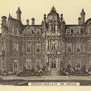 Perrier-Jouet and Co, The Chateau (engraving)