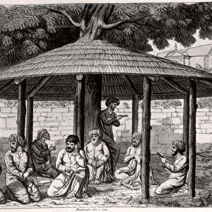 Persian Sufis, early 19th century (engraving)