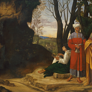 The Three Philosophers (oil on canvas)