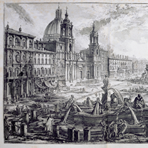 The Piazza Navona, from Le Antichita Romane de G. B