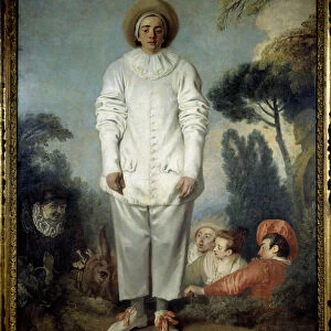 Pierrot, once called Gilles. (Pedrolino in the Commedia dell Arte)