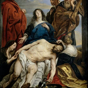 "Pieta"Peinture de Jacob Jordaens (1593-1678
