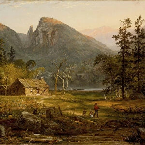 Pioneers Home, Eagle Cliff, White Mountains, 1859 (oil on canvas)