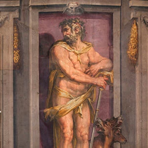 "Pluton"(Pluto) Fresque de Cristofano Gherardi (1508-1556