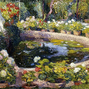 The Pond in Marquayrol; Le Bassin de Marquayrol, 1919 (oil on canvas)