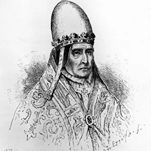 Pope Sylvester II (litho)