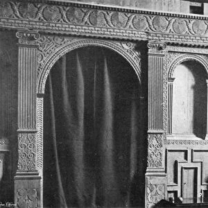 A Portion of the Screen in the Hall (b / w photo)