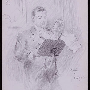 Portrait of Basil Ionides, 1932 (pencil on paper)