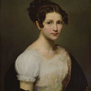 Portrait of Eugenie-Pamela Lariviere, sister of the artist (oil on canvas)