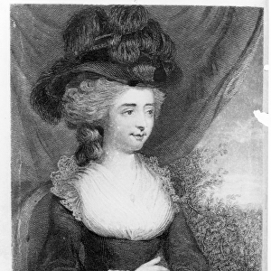 Portrait of Fanny Burney (Madame d Arblay) (1752-1840) pub. by Henry Colburn