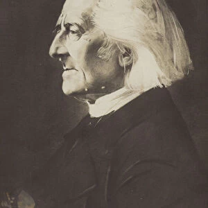 Portrait of Franz Liszt (b / w photo)