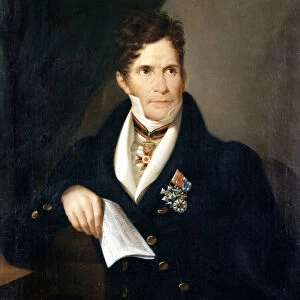 Portrait of Gaspare Spontini. Italian composer (1774 to 1851)
