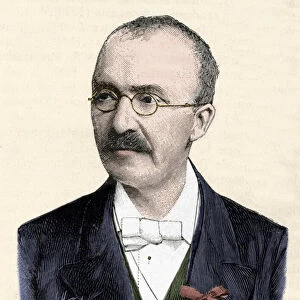 Portrait of the German archeologist Heinrich (Henri) Schliemann (1822-1890)