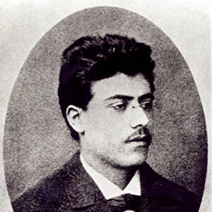 Portrait of Gustav Mahler, 1878 (b / w photo)