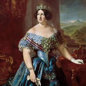 Portrait of Isabella II of Spain (Isabella de Bourbon) (1830-1904)