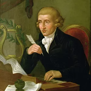 Portrait of Joseph Haydn (1732 - 1809) (oil on canvas)