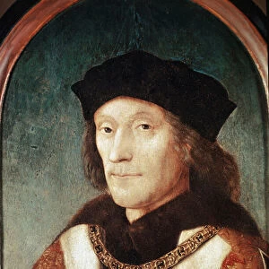 Portrait of the King of England Henry VII (painting, 1505)