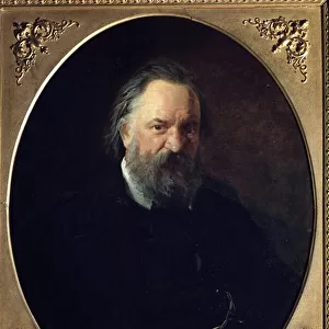 "Portrait de l ecrivain Alexander Herzen (Alexandre Hertzen) (1812-1870)"Peinture de Nikolai Nikolayevich Ge (Gay) (1831-1894) 1867 State Tretyakov Gallery, Moscou