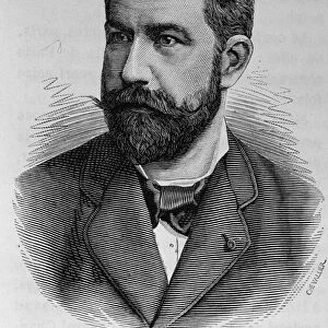 Portrait of Leon Renault. Engraving from the end of the 19th century in "