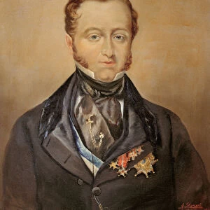 Portrait of Llamado Jose Maria Queipo del Llano Ruiz de Saravia (1768-1843) Conde de Toreno, 1910-12 (oil on canvas)