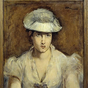 Portrait of Mademoiselle Gauthier Lathuille Painting by Edouard Manet (1832-1883