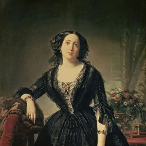 Portrait of Maria Dolores Aldama, Marquesa de Montelo, 1855 (oil on canvas)