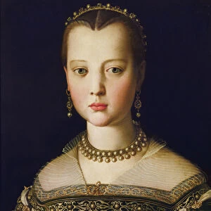 Portrait of Maria de Medici, 1551 (tempera on panel)