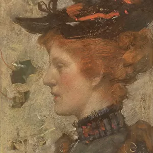 Portrait of Miss Elizabeth D. Reid (pastel on paper)