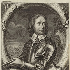 Portrait of Oliver Cromwell (engraving)