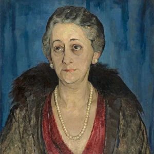 Portrait of a Polish Lady [Baroness Posznanska], 1945 (oil on canvas)