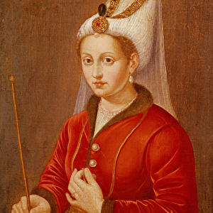 Portrait presumed to be Catherine Cornaro, Queen of Cyprus, c. 1470 (oil on canvas)